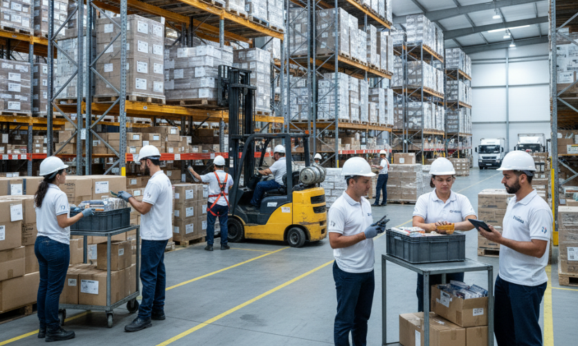 Mão de obra para Logística Interna Adamas